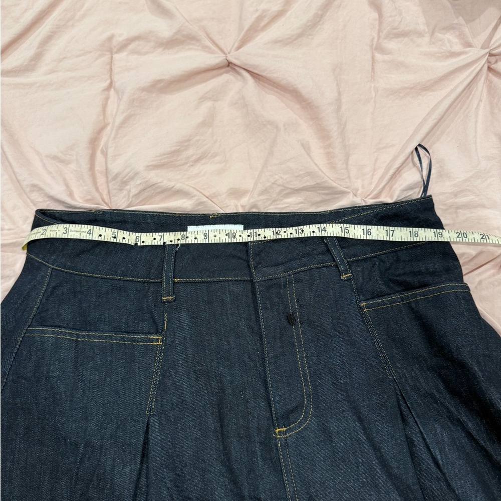 Zara Indigo Denim Midi Skirt - Picture 6 of 8